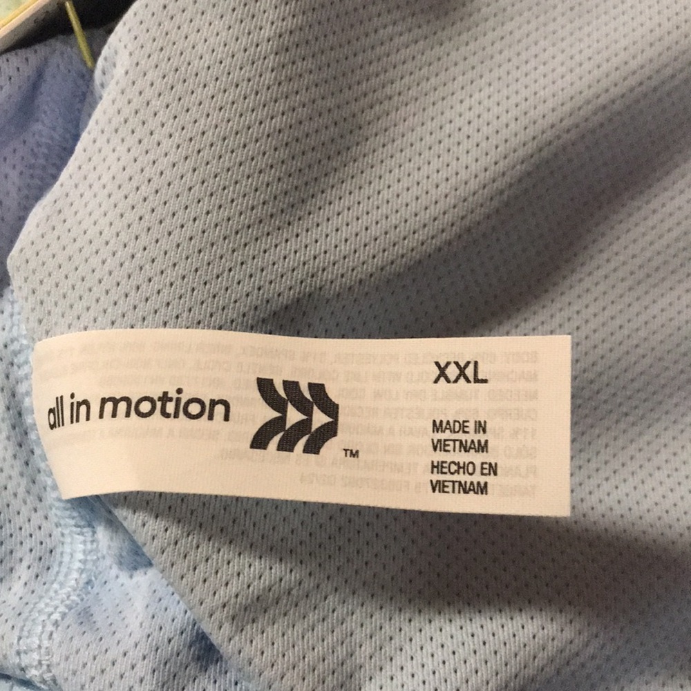 All In Motion π Light Blue Women's Light Support Sport Active Bra | NWT - Picture 3 of 6